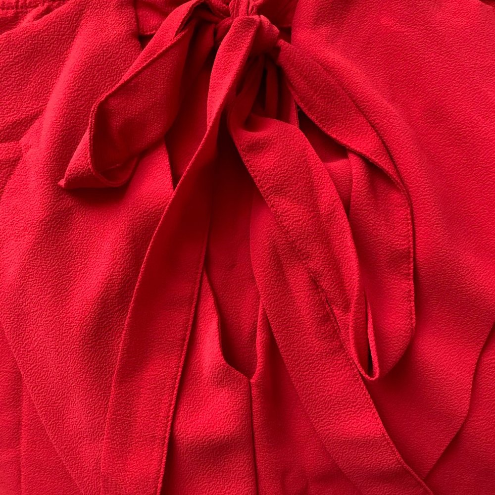 Red Spaghetti Strap Blouse - Picture 3 of 3